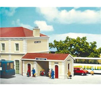 Maquette Abri Bus / Quai De Gare Jouef - Échelle 1/87 - Occasion - Gris - À Vérifier En Photos